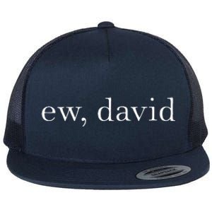 Ew David Pop Culture Flat Bill Trucker Hat