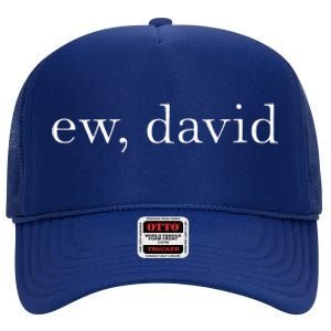 Ew David Pop Culture High Crown Mesh Back Trucker Hat