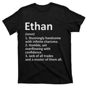 Ethan Definition Personalized Name Funny Birthday Gift Idea T-Shirt