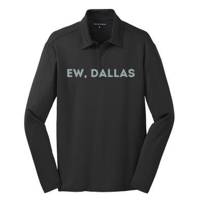 Ew Dallas Philadelphia Football Silk Touch Performance Long Sleeve Polo