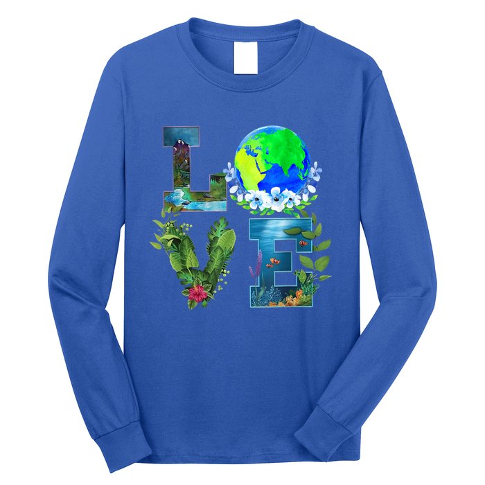 Earth Day Planet Anniversary Earth Day Everyday Funny Gift Long Sleeve Shirt