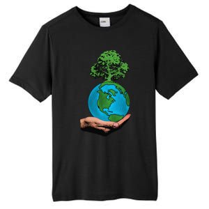 Earth Day Protect Green Environment Tall Fusion ChromaSoft Performance T-Shirt