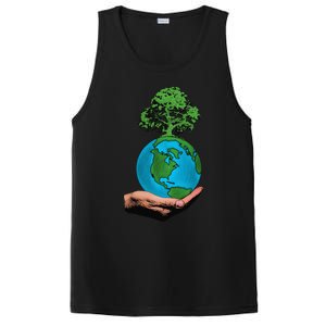 Earth Day Protect Green Environment PosiCharge Competitor Tank