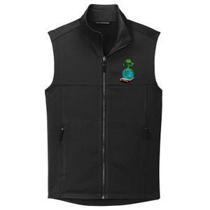 Earth Day Protect Green Environment Collective Smooth Fleece Vest