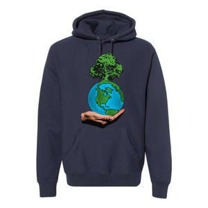 Earth Day Protect Green Environment Premium Hoodie