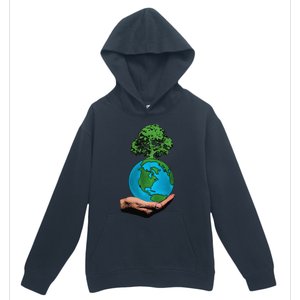 Earth Day Protect Green Environment Urban Pullover Hoodie