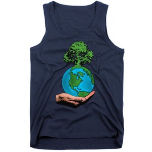 Earth Day Protect Green Environment Tank Top