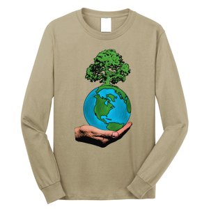 Earth Day Protect Green Environment Long Sleeve Shirt