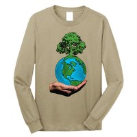 Earth Day Protect Green Environment Long Sleeve Shirt