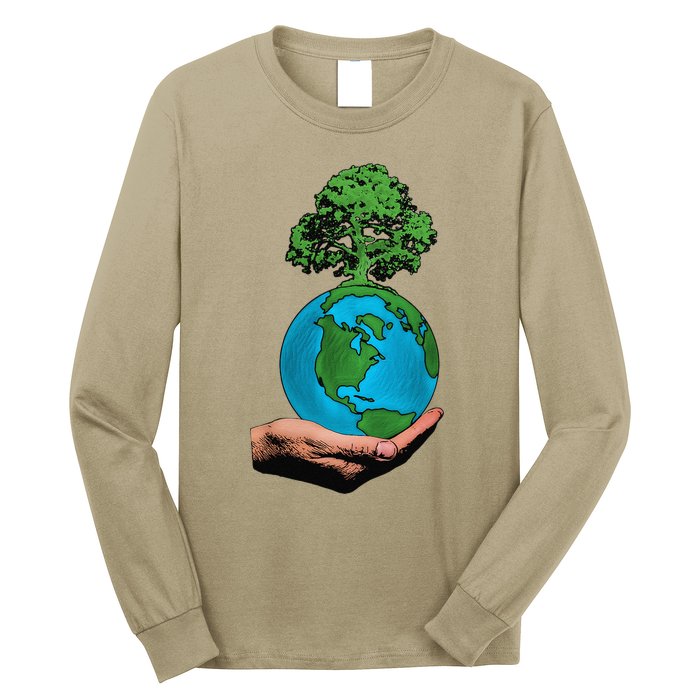 Earth Day Protect Green Environment Long Sleeve Shirt