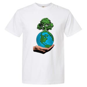 Earth Day Protect Green Environment Garment-Dyed Heavyweight T-Shirt