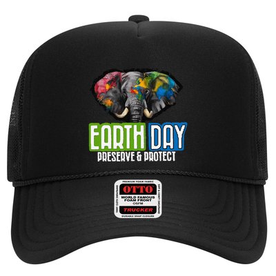 Earth Day Preserve And Protect Climate Awareness Trucker Hat