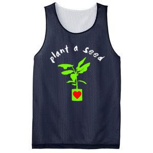 Earth Day Plant A Seed Tree Planting Mesh Reversible Basketball Jersey Tank