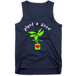 Earth Day Plant A Seed Tree Planting Tank Top