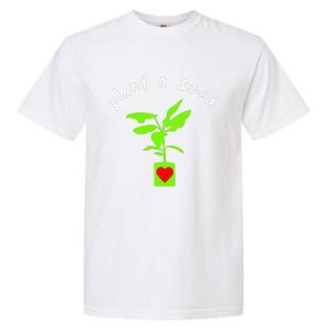 Earth Day Plant A Seed Tree Planting Garment-Dyed Heavyweight T-Shirt