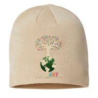 Earth Day Pun The Earth Without Art Is Just Eh Sustainable Beanie