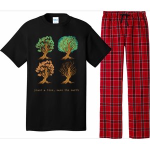 Earth Day Plant A Tree Save The Earth Love The Planet Retro Cute Gift Pajama Set