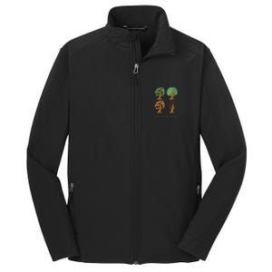 Earth Day Plant A Tree Save The Earth Love The Planet Retro Cute Gift Core Soft Shell Jacket