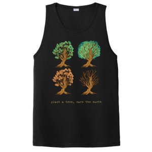 Earth Day Plant A Tree Save The Earth Love The Planet Retro Cute Gift PosiCharge Competitor Tank