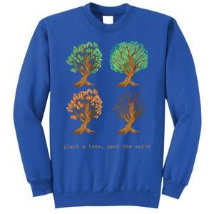 Earth Day Plant A Tree Save The Earth Love The Planet Retro Cute Gift Sweatshirt