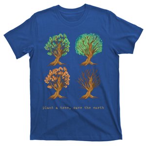 Earth Day Plant A Tree Save The Earth Love The Planet Retro Cute Gift T-Shirt