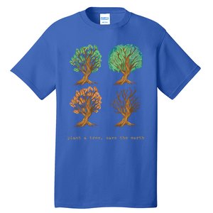 Earth Day Plant A Tree Save The Earth Love The Planet Retro Cute Gift Tall T-Shirt