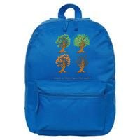 Earth Day Plant A Tree Save The Earth Love The Planet Retro Cute Gift 16 in Basic Backpack