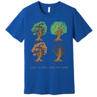 Earth Day Plant A Tree Save The Earth Love The Planet Retro Cute Gift Premium T-Shirt