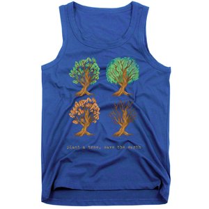 Earth Day Plant A Tree Save The Earth Love The Planet Retro Cute Gift Tank Top