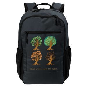 Earth Day Plant A Tree Save The Earth Love The Planet Retro Cute Gift Daily Commute Backpack