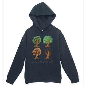 Earth Day Plant A Tree Save The Earth Love The Planet Retro Cute Gift Urban Pullover Hoodie