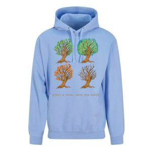 Earth Day Plant A Tree Save The Earth Love The Planet Retro Cute Gift Unisex Surf Hoodie