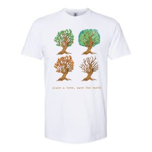 Earth Day Plant A Tree Save The Earth Love The Planet Retro Cute Gift Softstyle CVC T-Shirt