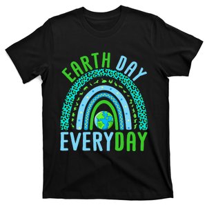 Every Day Planet Earth Rainbow Environment Earth Day T-Shirt