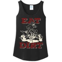 Eat Dirt Quad Biker Gift ATV Four Wheeler Quad Bike Lover Ladies Essential Tank