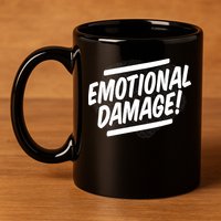 Emotional Damage Quote 11oz C Handle Ceramic Mug