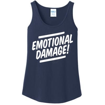 Emotional Damage Quote Ladies Essential Tank