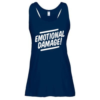 Emotional Damage Quote Ladies Essential Flowy Tank