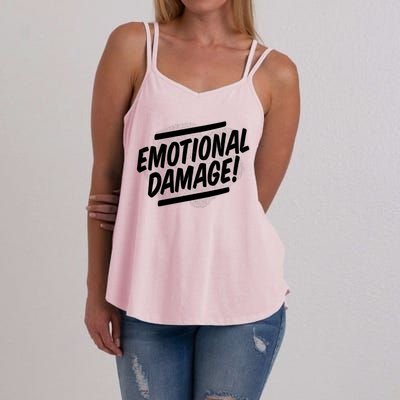 Emotional Damage Quote Women's Strappy Tank