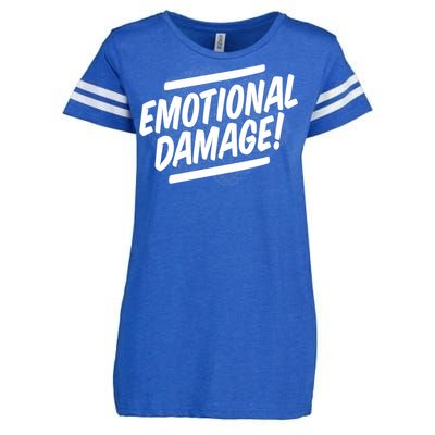 Emotional Damage Quote Enza Ladies Jersey Football T-Shirt