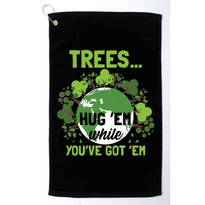 Earth Day Quote Climate Change Mother Earth Gift Platinum Collection Golf Towel