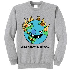 Earth Day Retrograde Humor Karma's A Bitch Meaningful Gift Sweatshirt