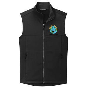 Earth Day Retrograde Humor Karma's A Bitch Meaningful Gift Collective Smooth Fleece Vest