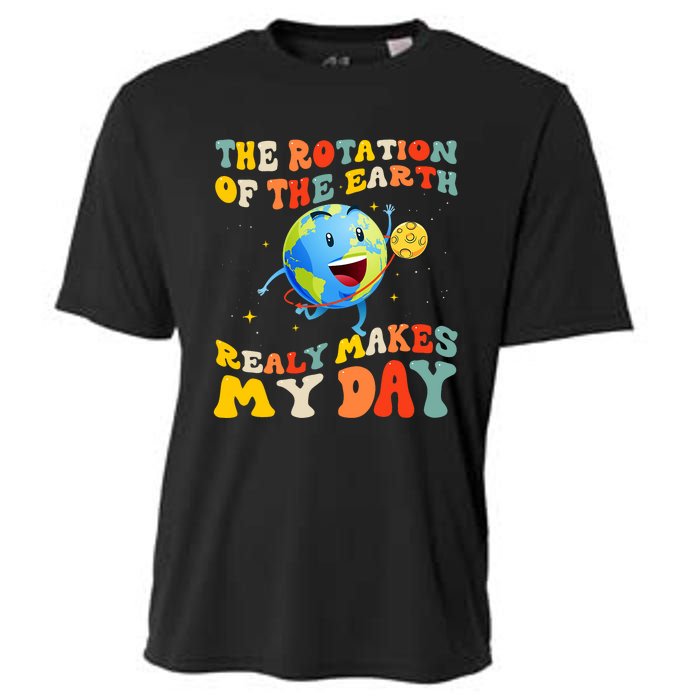 Earth Day Rotation Of The Earth Makes My Day Earth Day 2024 Cooling Performance Crew T-Shirt