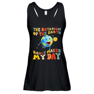 Earth Day Rotation Of The Earth Makes My Day Earth Day 2024 Ladies Essential Flowy Tank