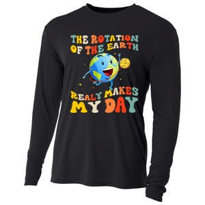 Earth Day Rotation Of The Earth Makes My Day Earth Day 2024 Cooling Performance Long Sleeve Crew