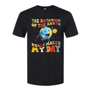 Earth Day Rotation Of The Earth Makes My Day Earth Day 2024 Softstyle CVC T-Shirt