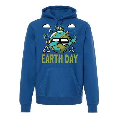 Earth Day Rocks Dabbing Dance Protect Our Earth Gift Premium Hoodie