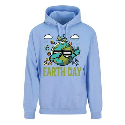 Earth Day Rocks Dabbing Dance Protect Our Earth Gift Unisex Surf Hoodie