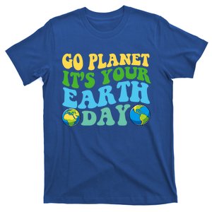 Earth Day Retro Groovy Go Planet Its Your Earth Day Gift T-Shirt